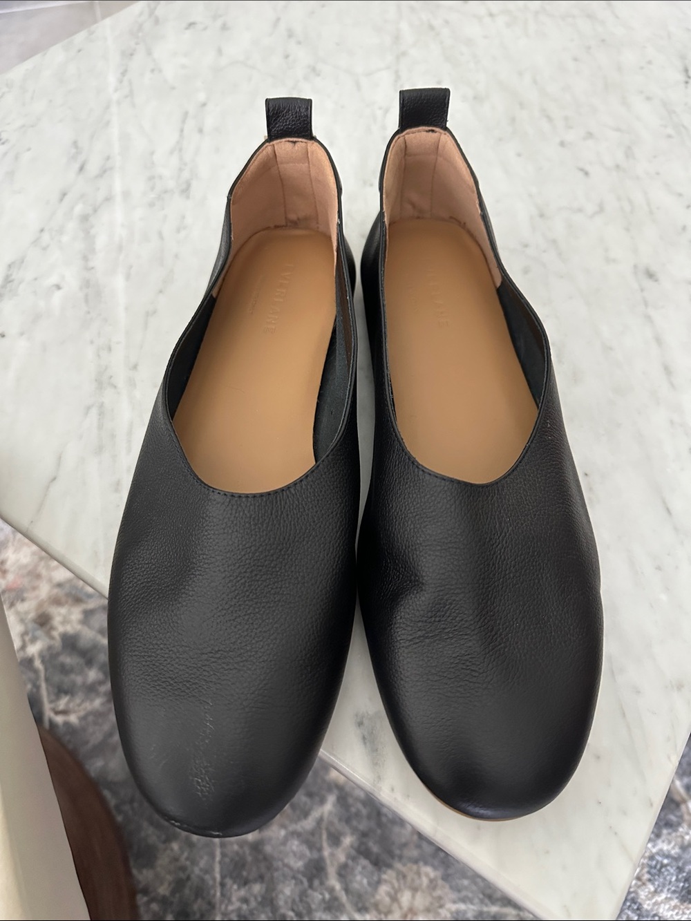 Everlane The Day Glove Black Leather Ballet Flats - Picture 7 of 11